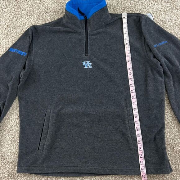 Vintage Columbia Kentucky Wildcats Fleece Quarter Zip Men's L - Picture 5 of 8